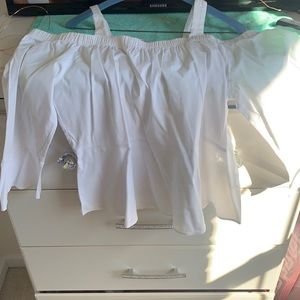 White off the shoulder too, Size XL, Brand Moa Moa